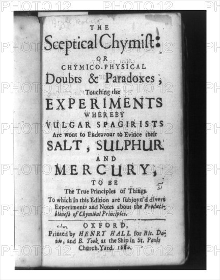 The Sceptical Chymist