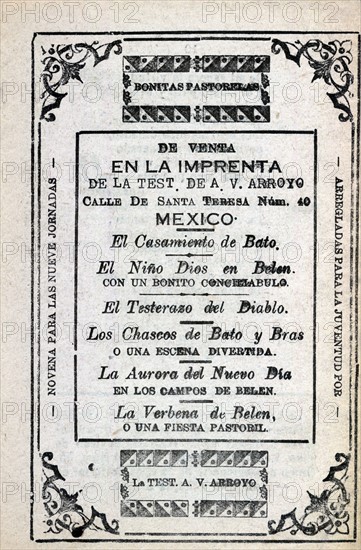 Title page of La Rosa encantada