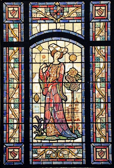 Stained glass window for C.F. Bohn Residence