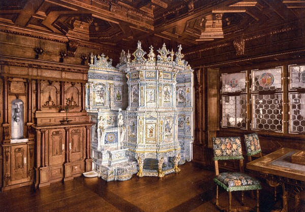 A gothic Decorated room