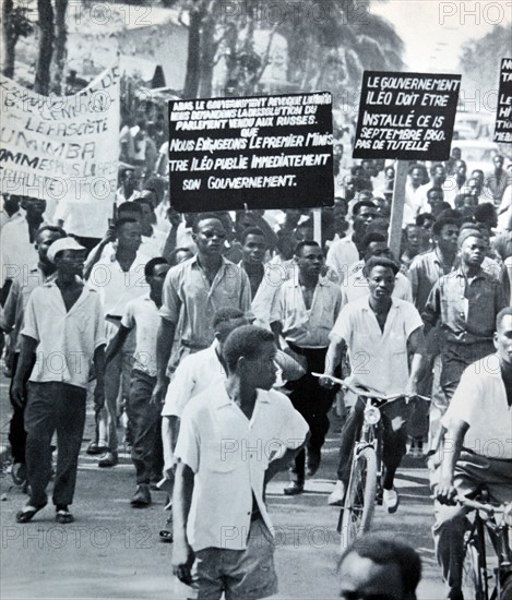 Congolese protesters demonstrate for independence