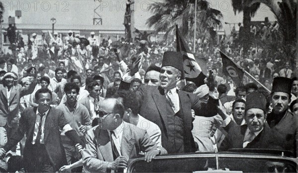 June 1, 1955 saw the return of Habib Bourguiba
