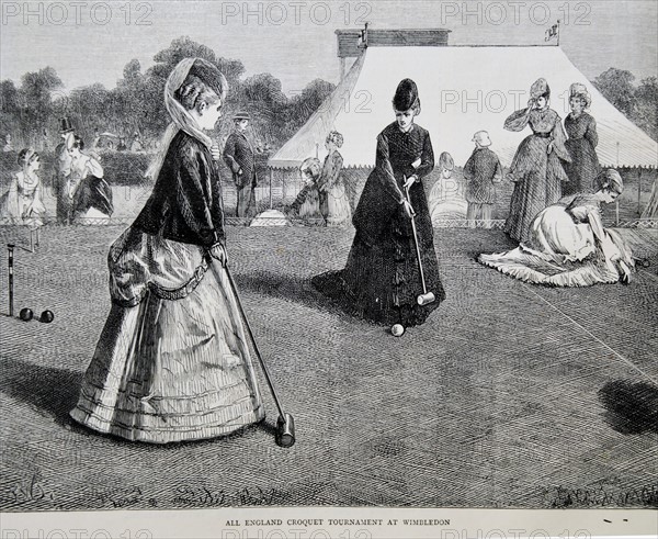 Croquet Tournament at Wimbledon