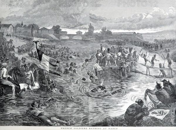 French Soldiers Bathing