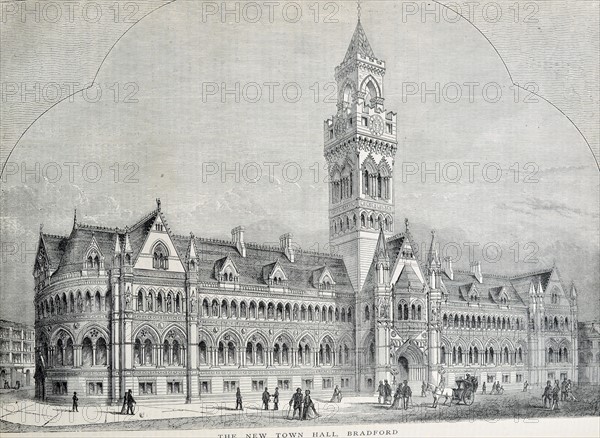 The New Town Hall in Bradford