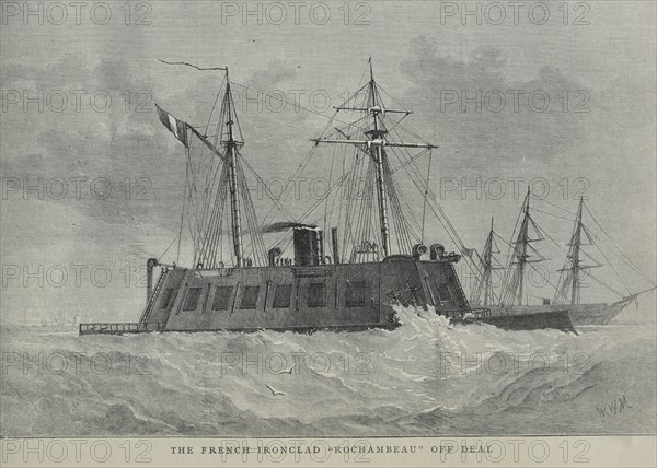 The French Ironclad "Rochambeau" off Deal