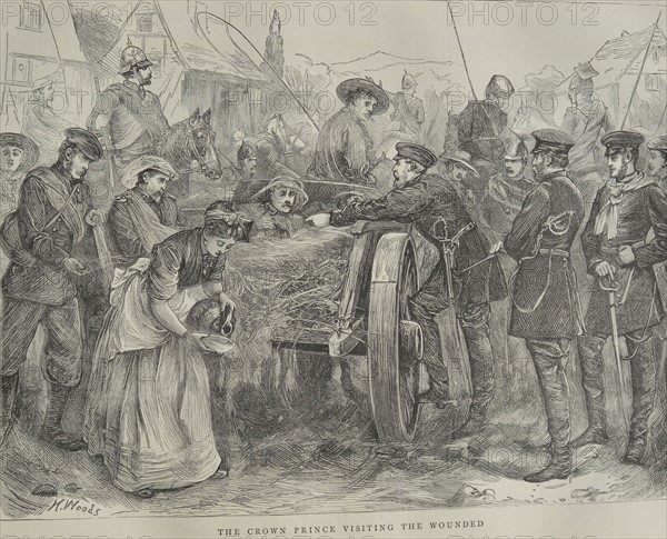 The Crown Prince Visiting the Wounded