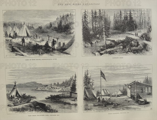 Collection of Engravings from Ontario, Canada