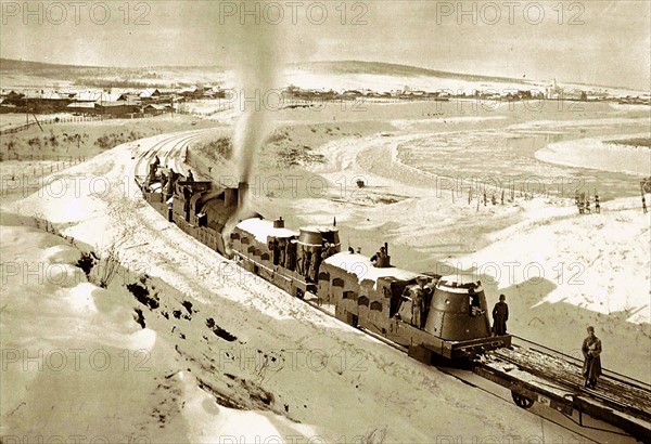 Photograph of an Armoured Train