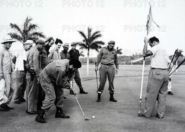 Photograph of Che Guevara and Fidel Castro