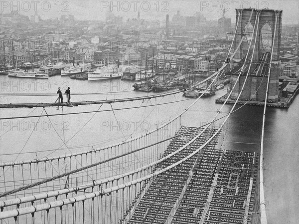 Photograph of the Brooklyn Bridge