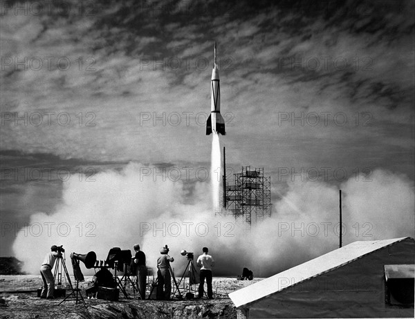 The first US test of a captured German V2