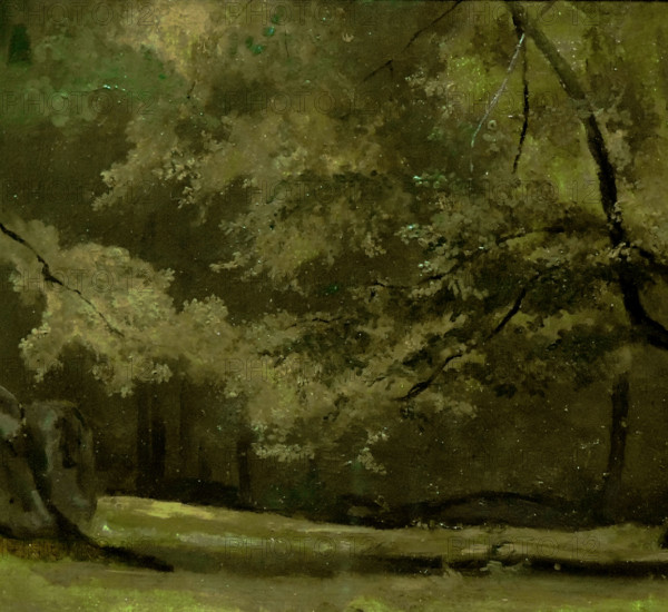 Jean-Baptiste-Camille Corot -Fontainebleau- en-Foret