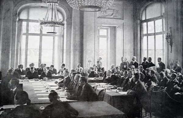 Peace Conference in Versailles, 7 May 1919