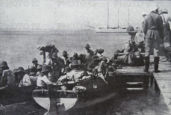 Survivors from 'Emden' sunk at the Battle of Cocos  9 November 1914