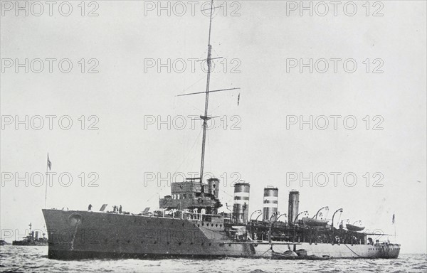 the HMS Amphion, a cruiser of the Royal navy
