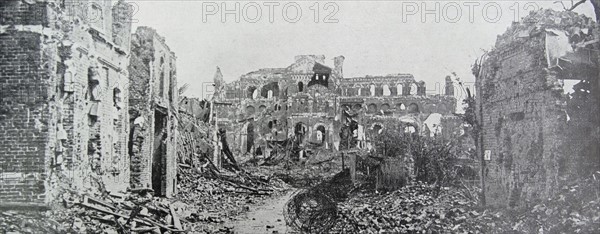 WWI: American forces enter Thiaucourt. 1919