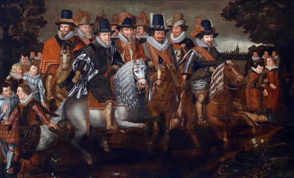 Cavalcade of princes of the House of Orange and Nassau