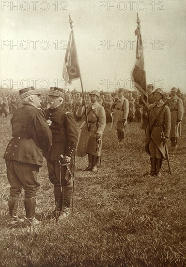 French generals Joffre and Balfourier