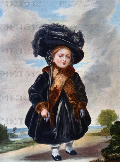 Princess (later Queen) Victoria; at age four 1823