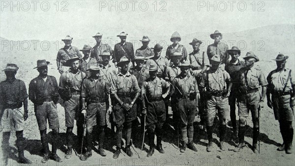 Junior officers of the Rand light infantry