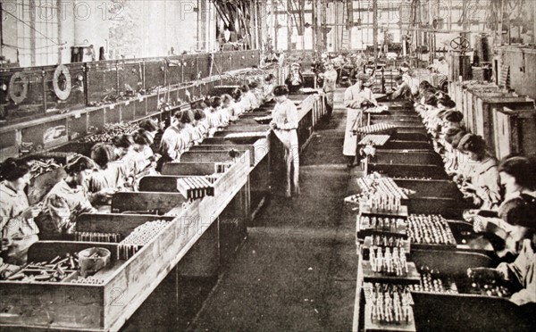 Munitions and arms manufacture in France during WWI 1916