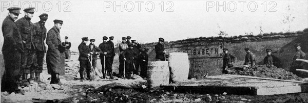 A Belgian position at the front line named after Belgian Queen Elizabeth