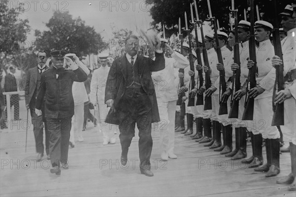 Roosevelt at Naval School, Rio Janeiro