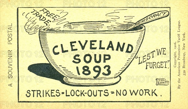 Postcard for the American Protective Tariff League