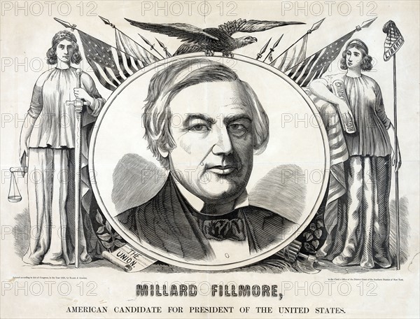 Campaign material for Millard Fillmore