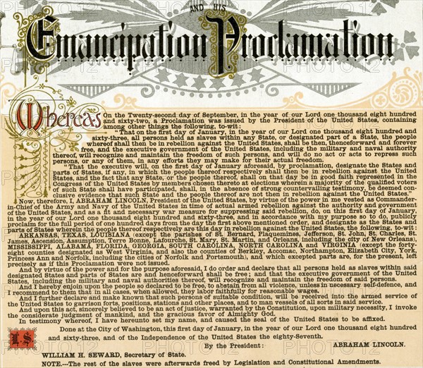 Text of the Emancipation Proclamation