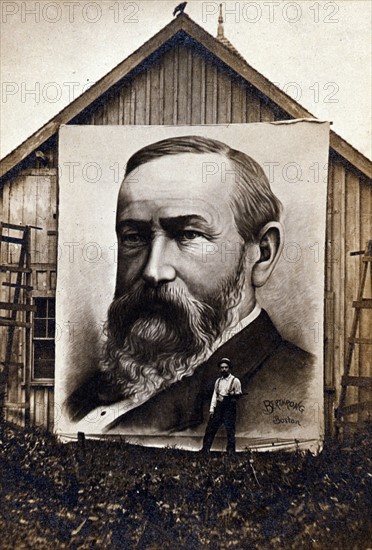 Painting of Benjamin Harrison