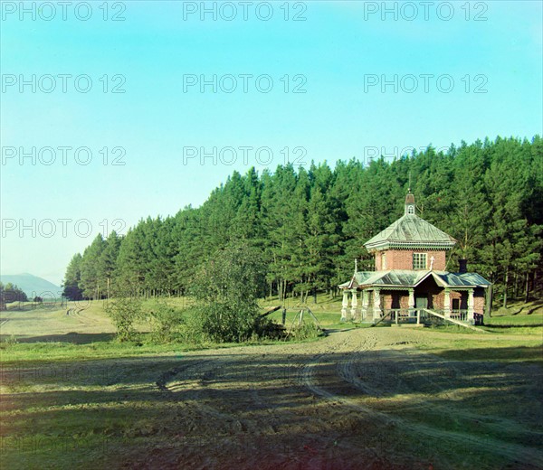 Russian landscape by Sergey Mikhaylovich Prokudin-Gorskii