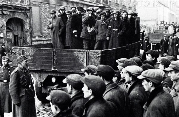 Photograph of the Warsaw Ghetto