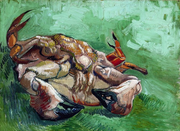 Painting titled "A Crab"