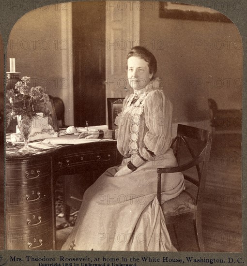 Mrs. Theodore Roosevelt in the White House