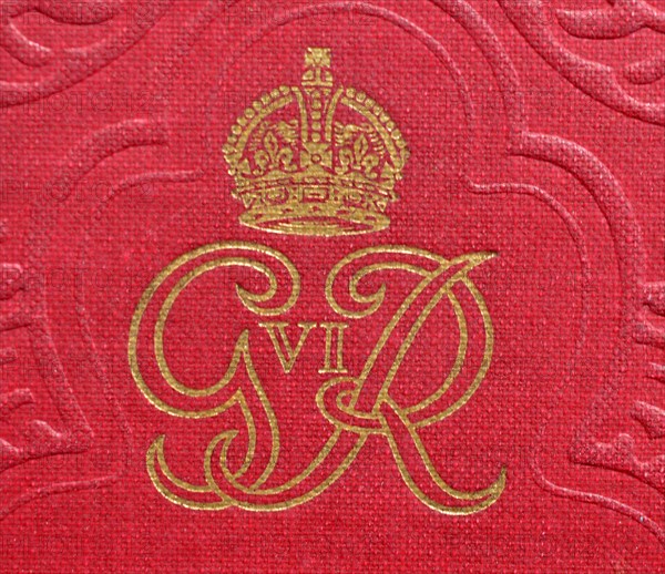 Commorative book to mark the corination of King George VI