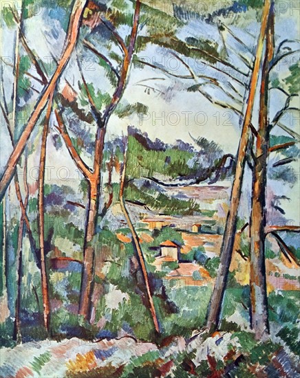 Painting titled 'View of the Arc Valley'