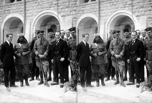 The arrival of figures at the 1920 Cairo Conference