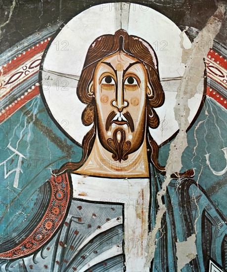 Romanesque fresco of Saint Climent de Taull.
