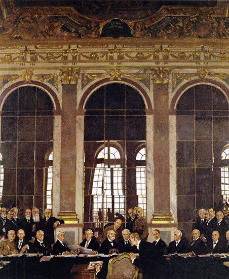 Signature du Traité de Versailles, 28 juin 1919