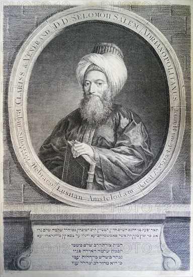 portrait of Rabbi Shlomo Salem 1718-1781