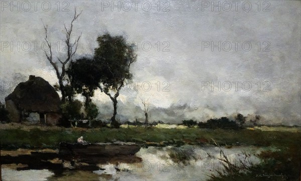 Painting titled 'Autumn Landscape'