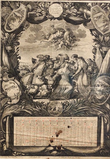 Allegory on the Submission of Flanders to Louis XIV