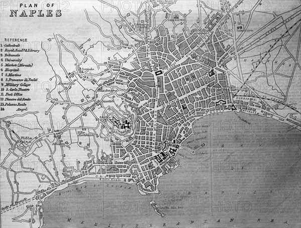 Plan of Naples.