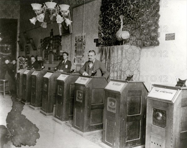 San Francisco Kinetoscope parlor; ca. 1894–95