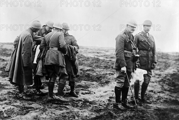 Photograph of British General Allenby and King Albert I of Belgium