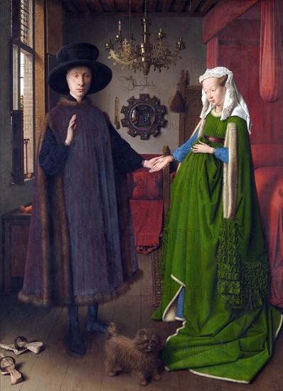 Painting titled 'The Arnolfini Portrait'