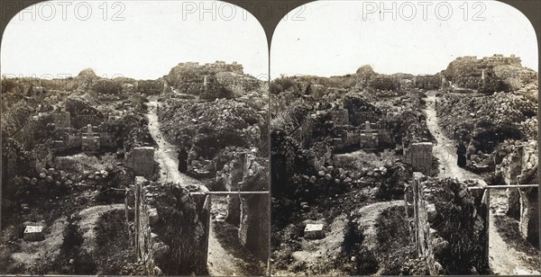 Photograph of Crusader Ruins on Mount Tabor