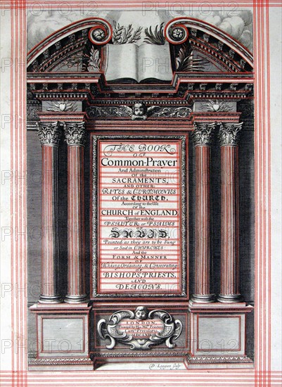 Frontispiece from the Book of Common Prayer